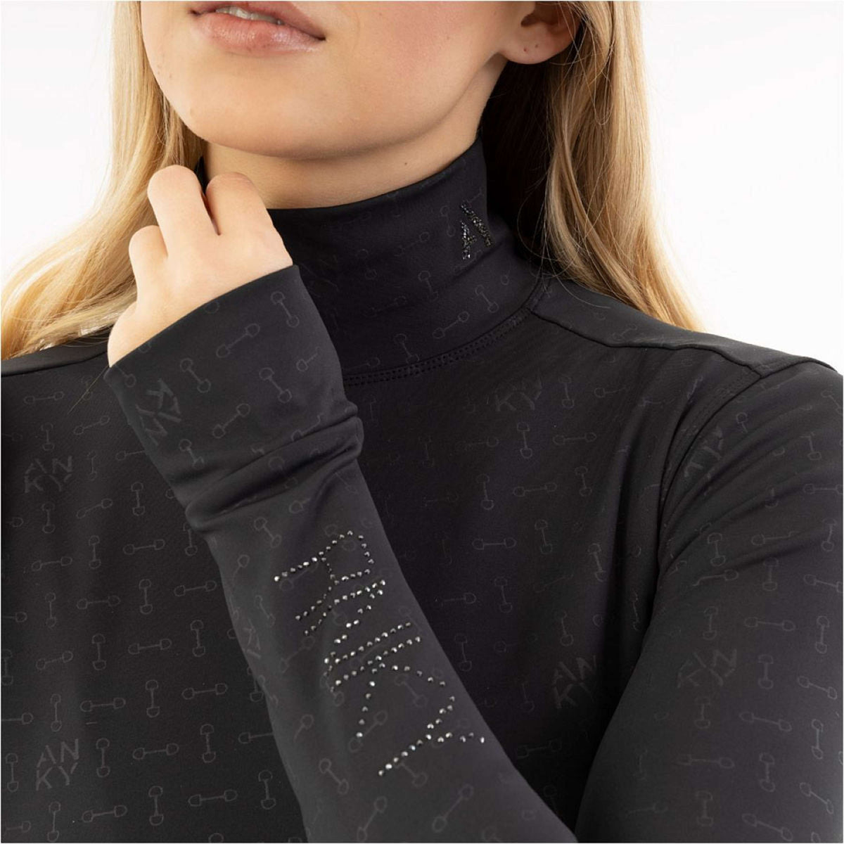 ANKY Shirt AW25 Mockneck Negro