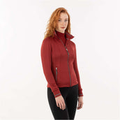 ANKY Sudadera con capucha y cremallera Technostretch ATC232101 Dark Scarlet