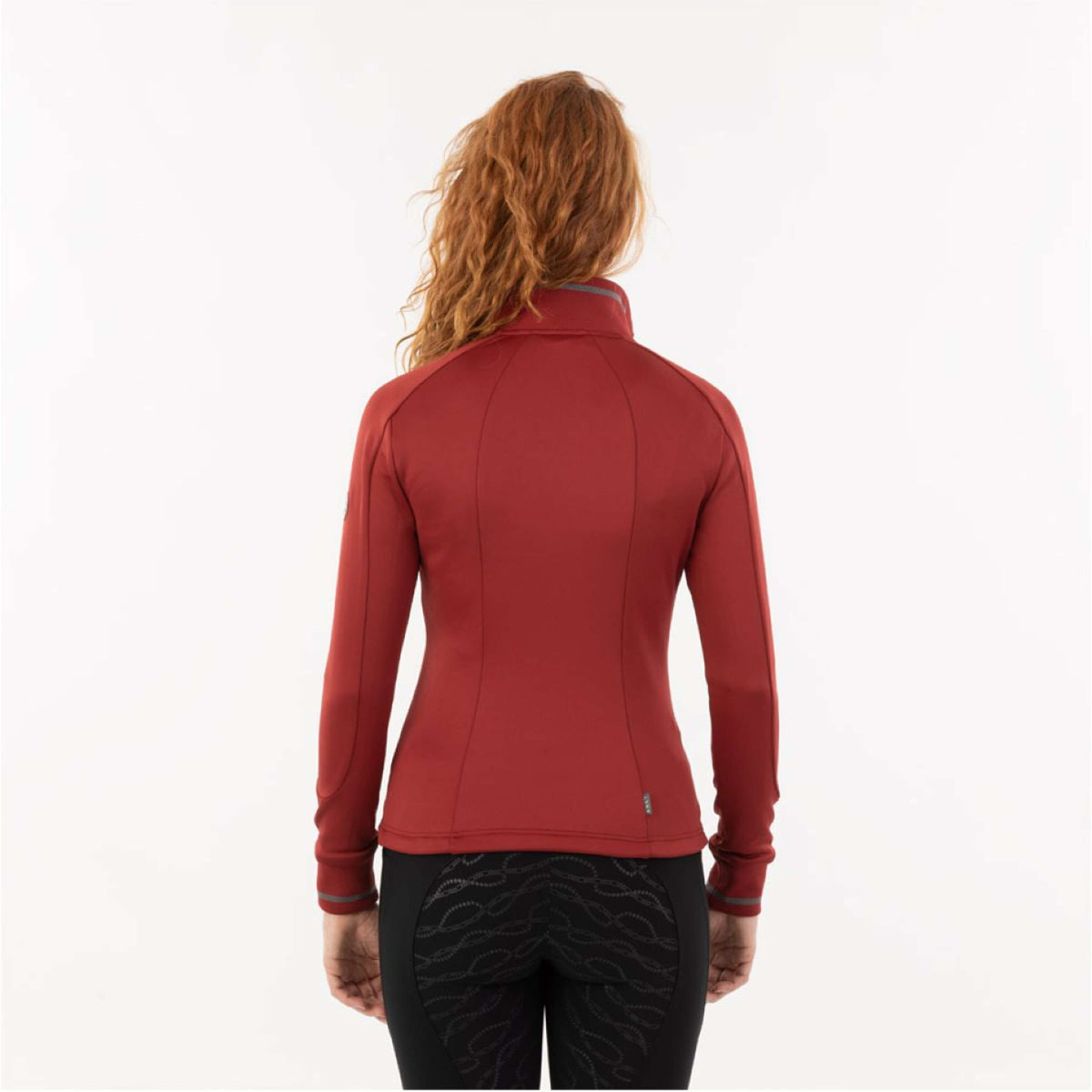 ANKY Sudadera con capucha y cremallera Technostretch ATC232101 Dark Scarlet