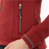 ANKY Sudadera con capucha y cremallera Technostretch ATC232101 Dark Scarlet