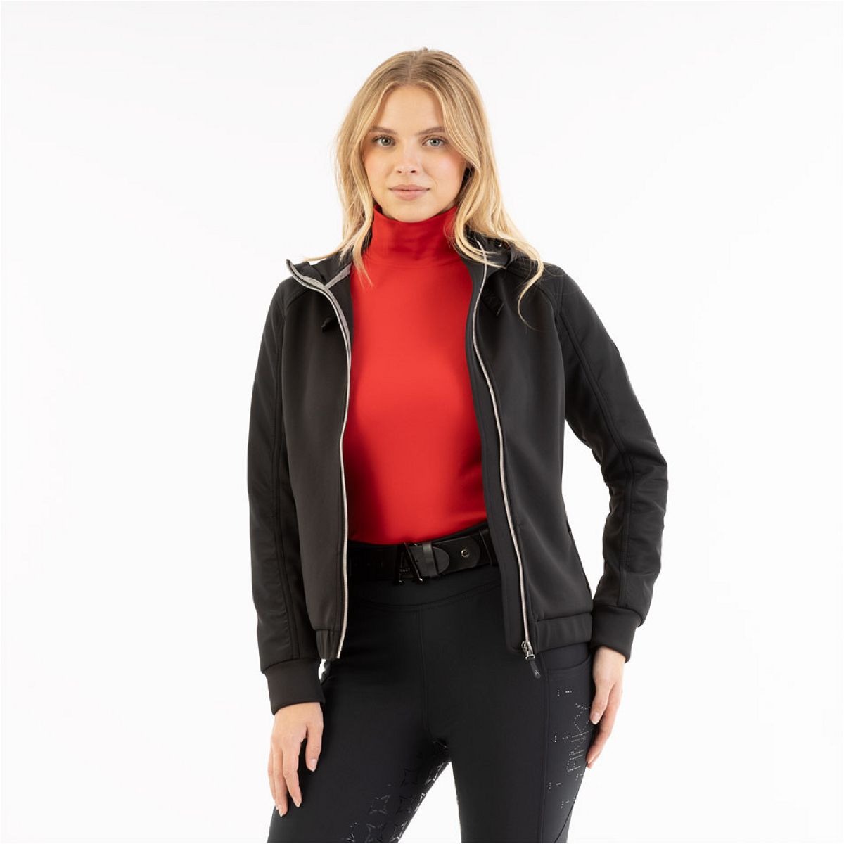 ANKY Sudadera con capucha y cremallera AW25 Negro