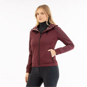 ANKY Sudadera con capucha y cremallera AW25 Windsor Wine