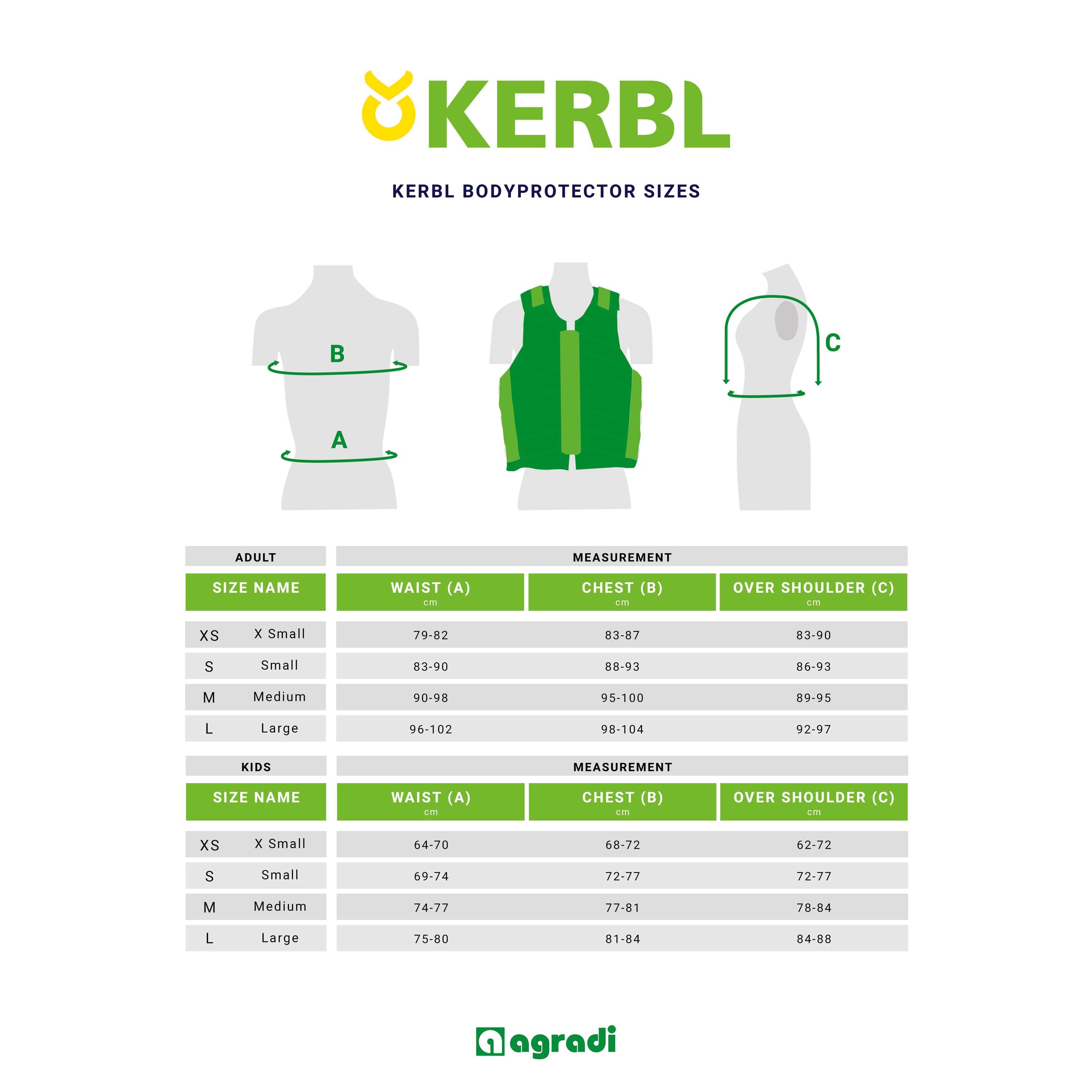 Kerbl Protector corporal ProtectoFlex 315 Luz BETA Adultos Negro