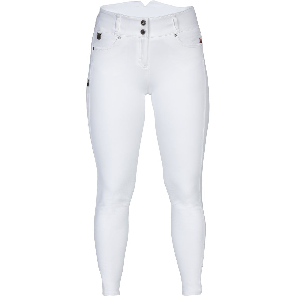 Back on Track Pantalón de Equitación Julia Knee Grip Blanco