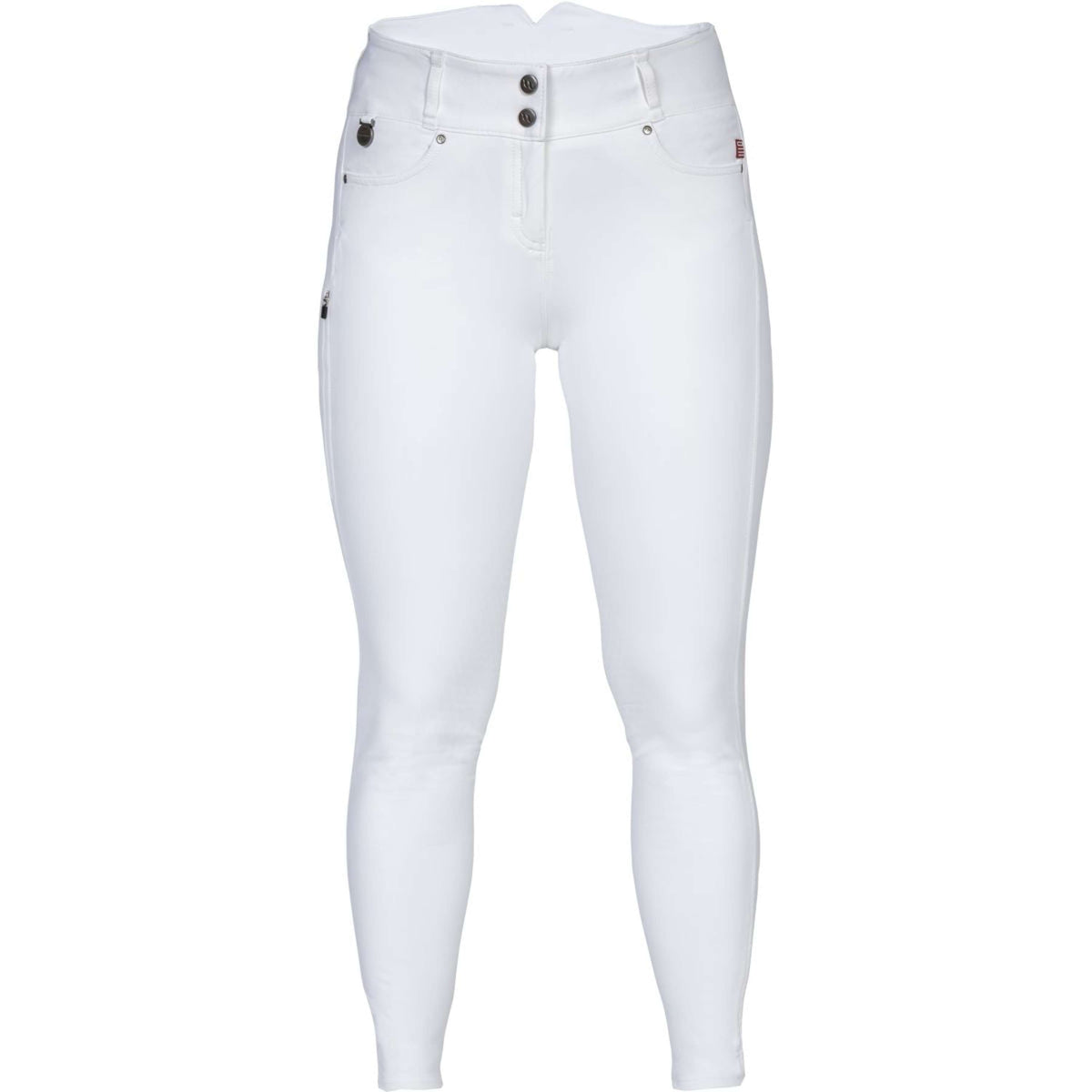 Back on Track Pantalón de Equitación Julia Knee Grip Blanco