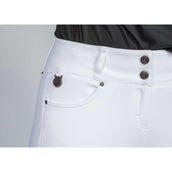 Back on Track Pantalón de Equitación Julia Knee Grip Blanco