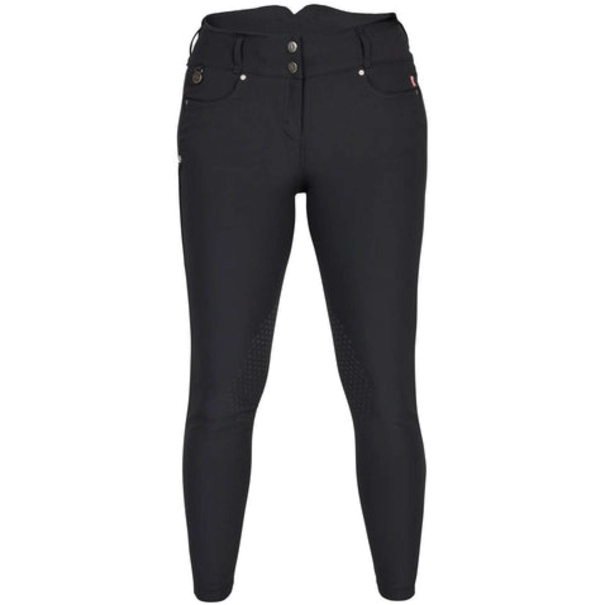 Back on Track Pantalón de Equitación Julia Knee Grip Negro