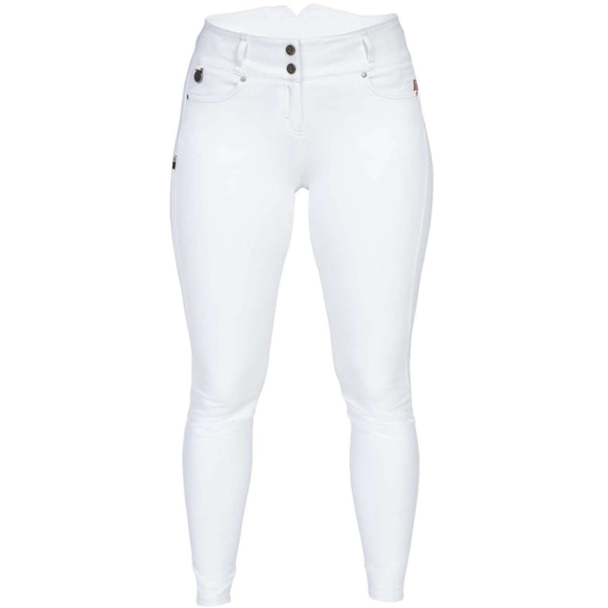 Back on Track Pantalón de Equitación Julia Full Grip Blanco