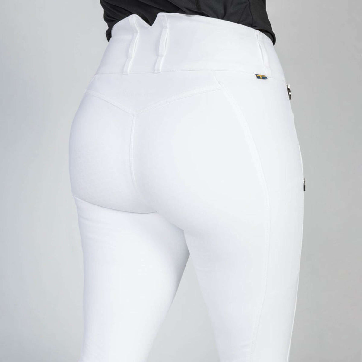 Back on Track Pantalón de Equitación Julia Full Grip Blanco
