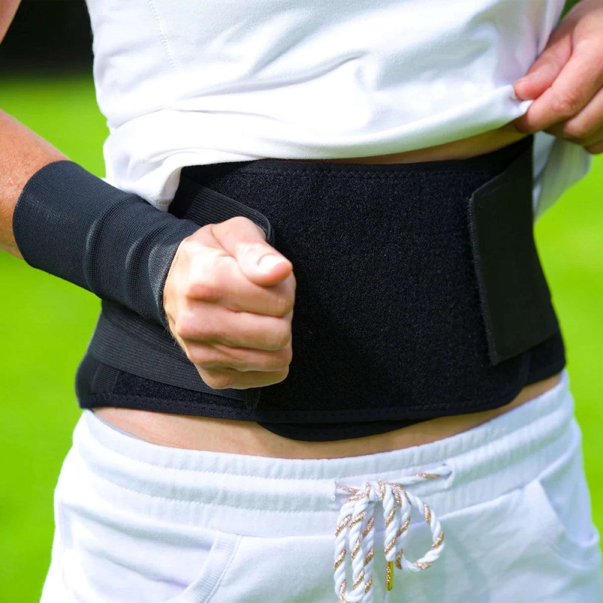 Back on Track Protector de Espalda Personas de 2 capas Negro