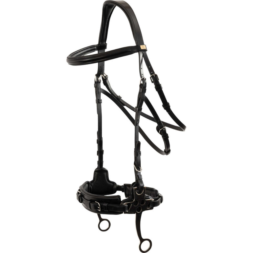 BR Hackamore Thornbury Negro/Plata