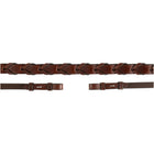 BR Riendas Hunter Cuero Trenzado Roble/Plata