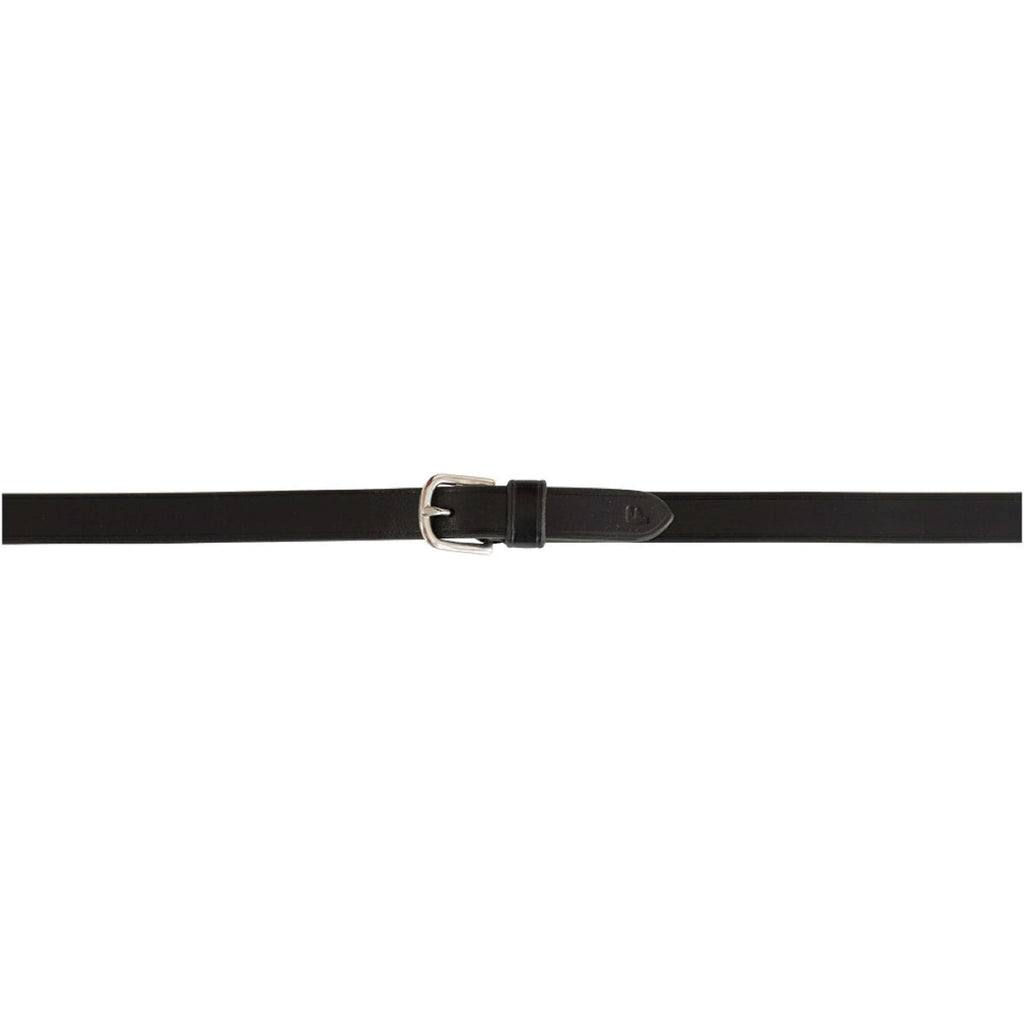 BR Riendas Cuero con Tapones Negro/Plata
