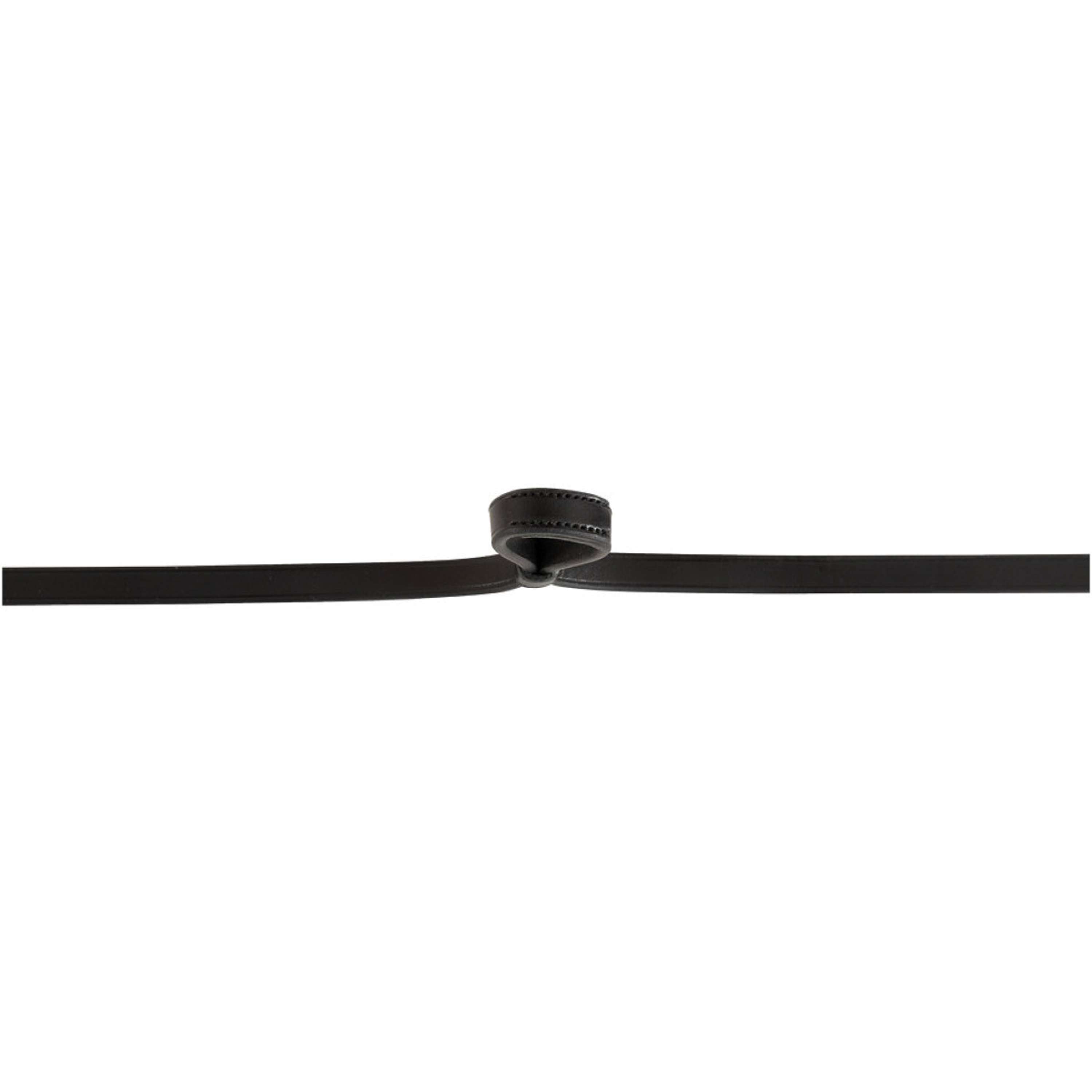 BR Riendas Weymouth Cuero Cerrado 13mm Blind Negro/Plata
