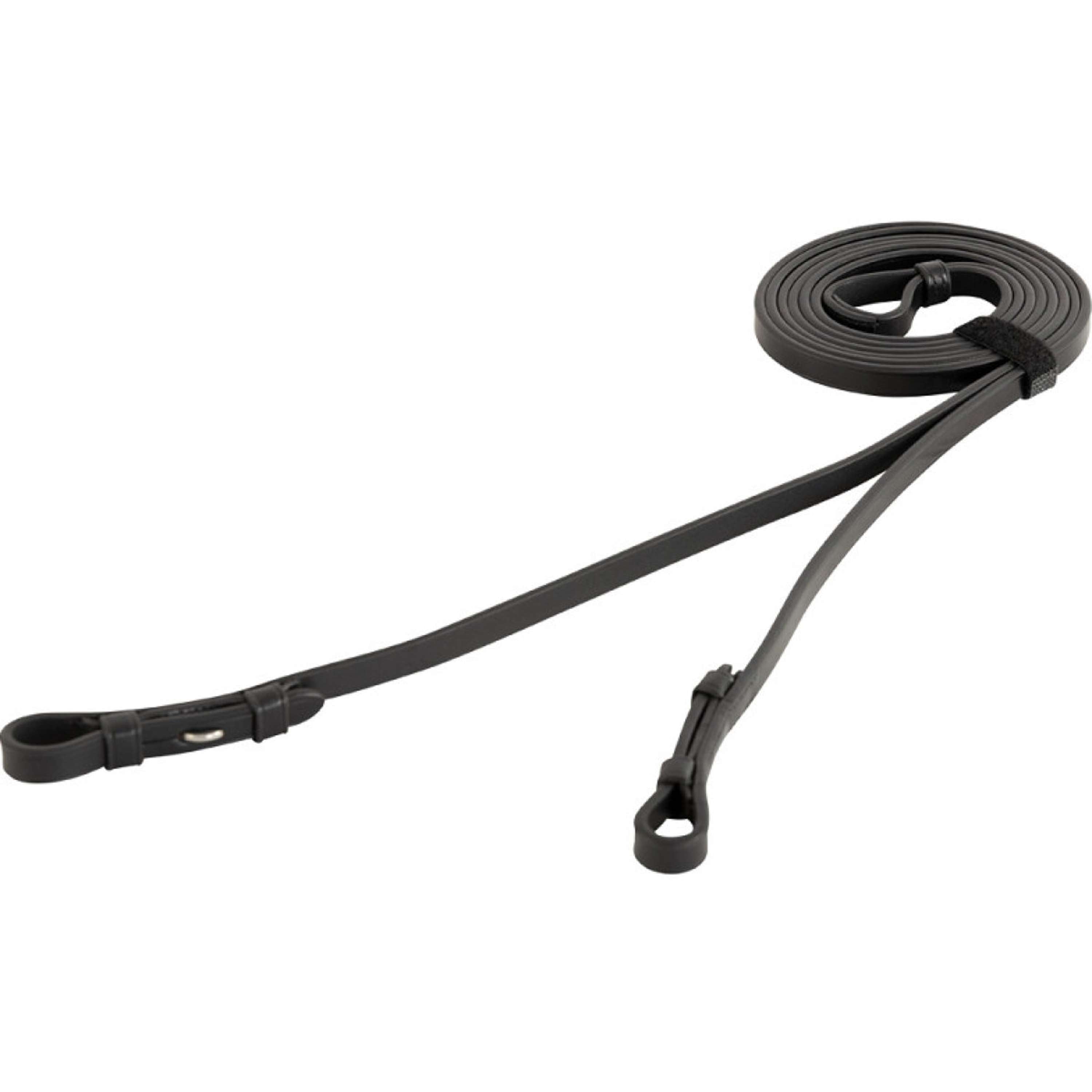 BR Riendas Weymouth Cuero Cerrado 13mm Blind Negro/Plata