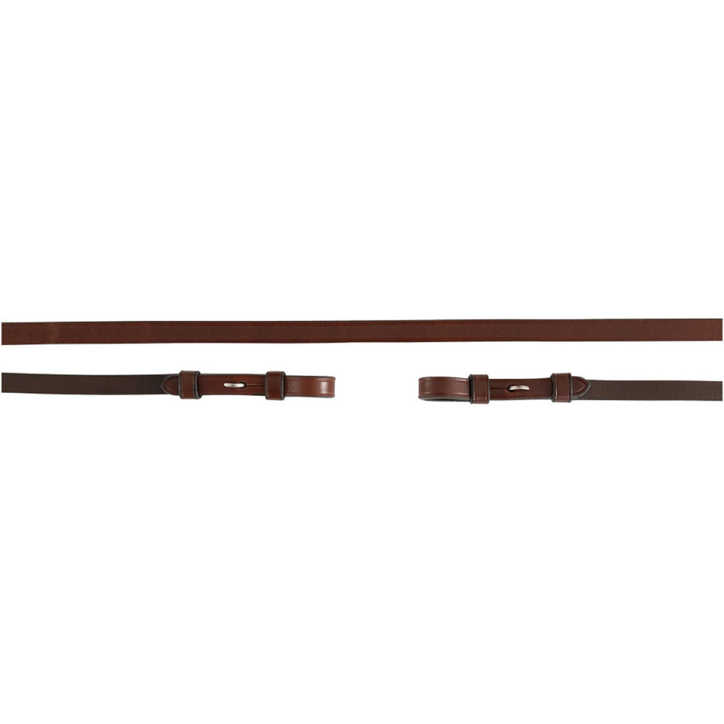 BR Riendas Weymouth Cuero Cerrado 13mm Blind Roble/Plata