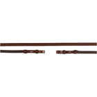 BR Riendas Weymouth Cuero Cerrado 13mm Blind Roble/Plata