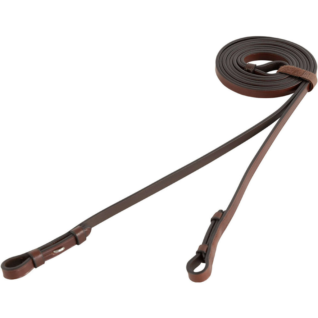 BR Riendas Weymouth Cuero Cerrado 13mm Blind Roble/Plata