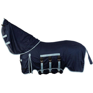 BR Manta Antimoscas SS26 con Capucha Desmontable Pageant Blue