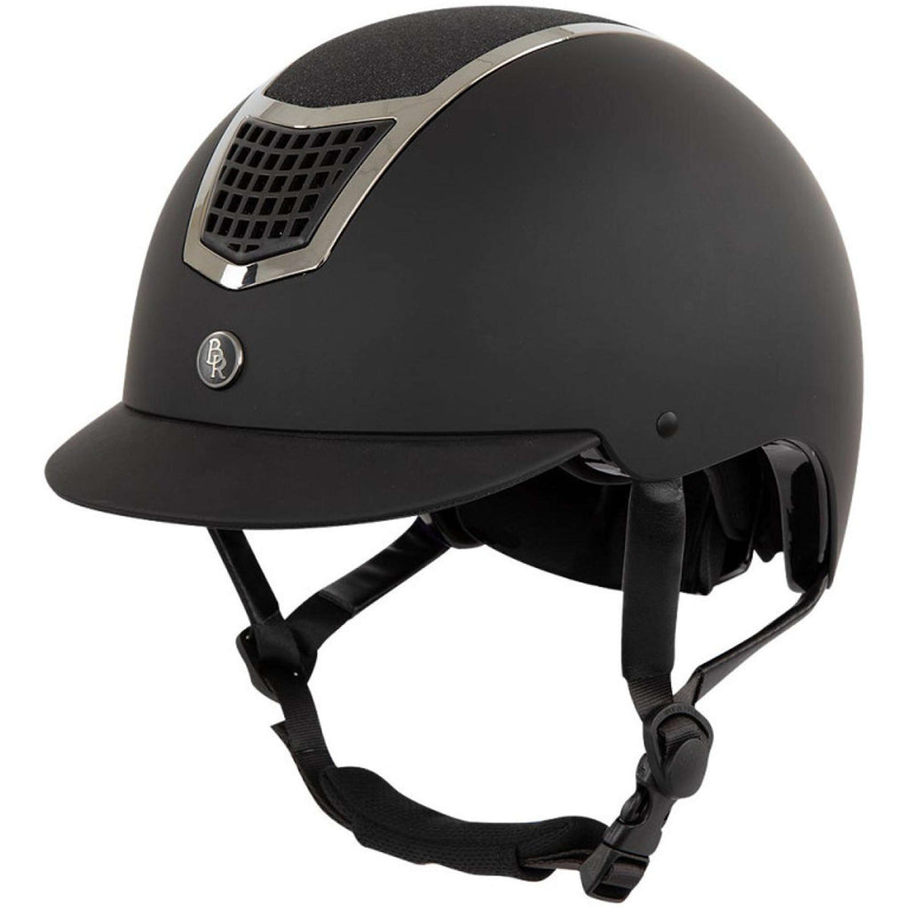 BR Casco de Equitación Lambda Negro/Gunmetal