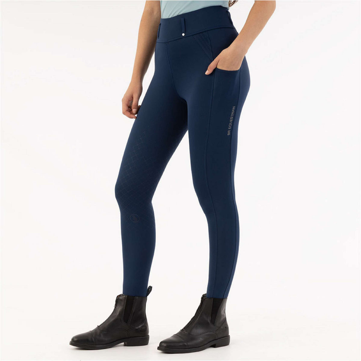 BR Legging de Equitación Krista Full Grip Pageant Blue