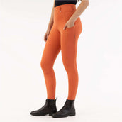 BR Legging de Equitación Kimore Full Grip Mecca Orange