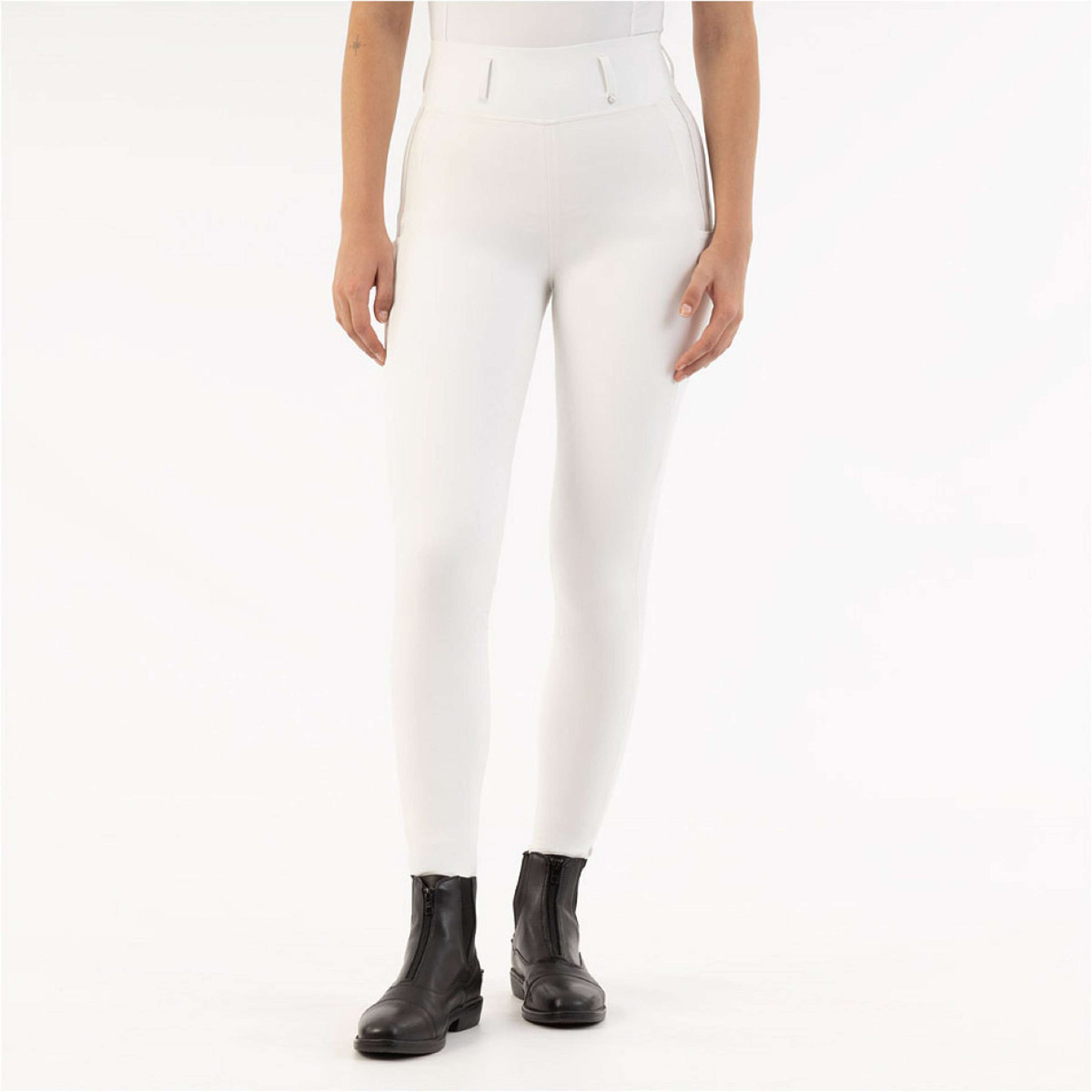 BR Legging de Equitación Kelly Full Grip Lucent White