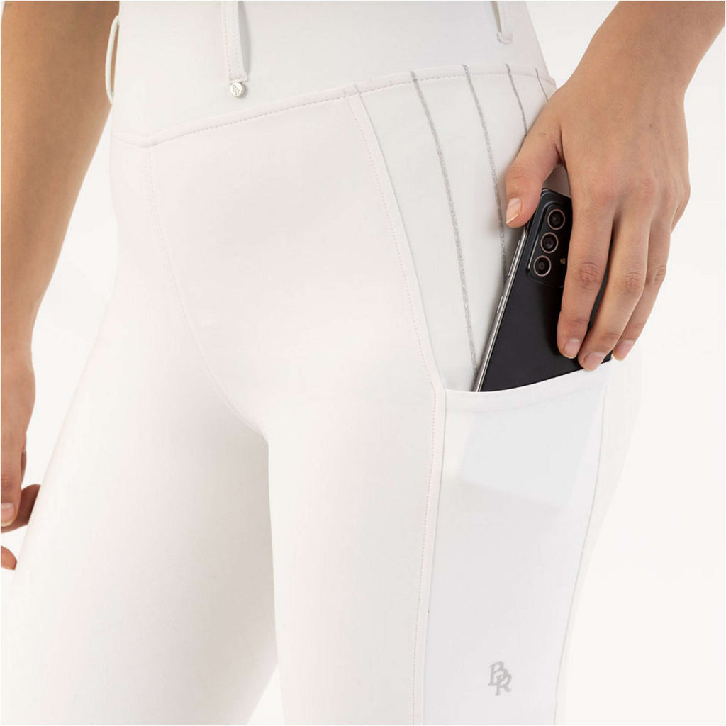 BR Legging de Equitación Kelly Full Grip Lucent White