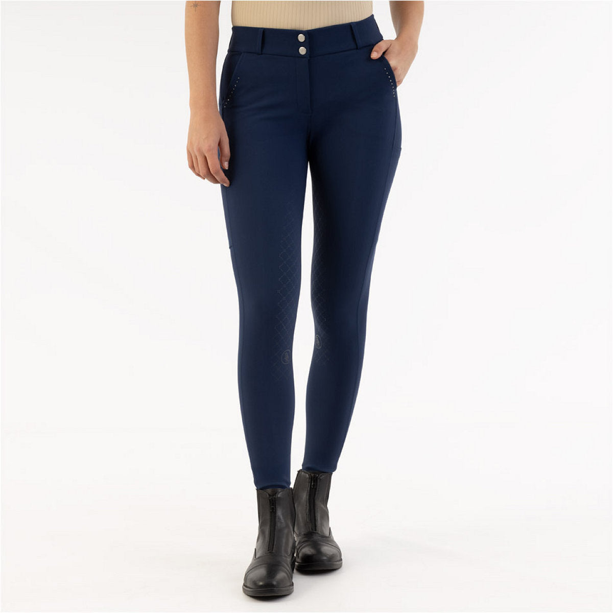 BR Pantalón de Equitación Kelsey Full Grip Pageant Blue