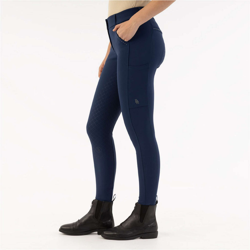 BR Pantalón de Equitación Kelsey Full Grip Pageant Blue