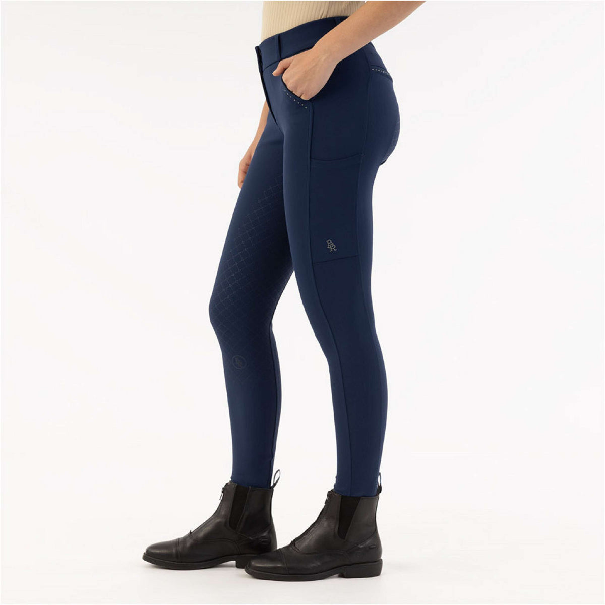 BR Pantalón de Equitación Kelsey Full Grip Pageant Blue