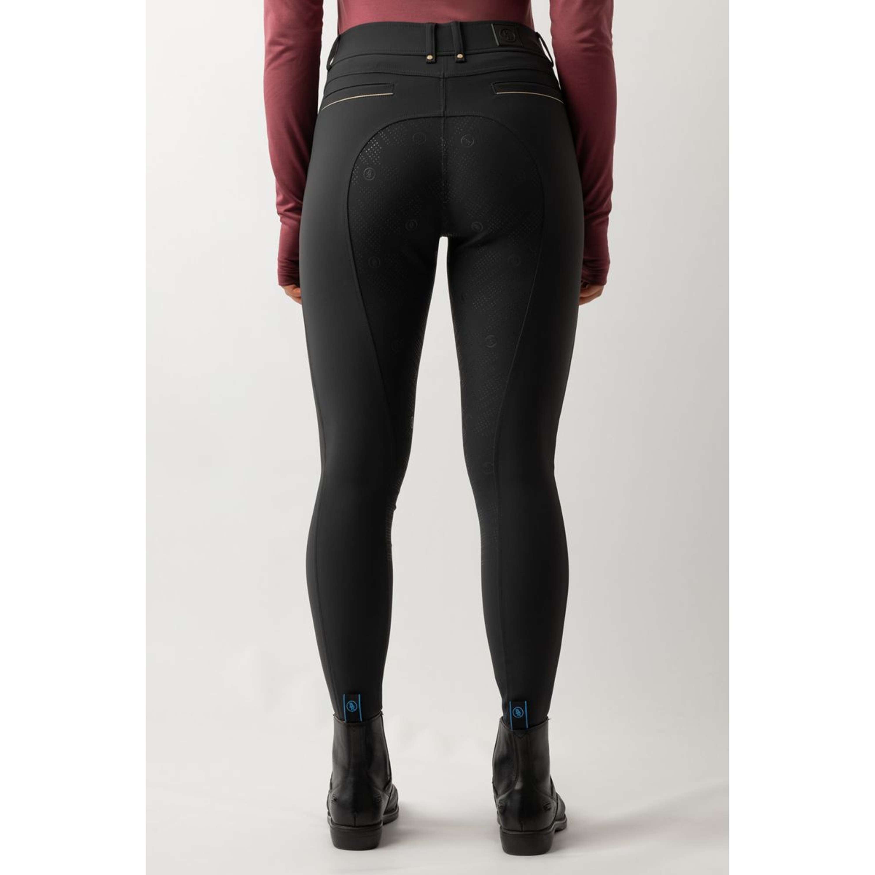 BR Legging de Equitación Lendsey Full Grip Mujeres Moonless Night