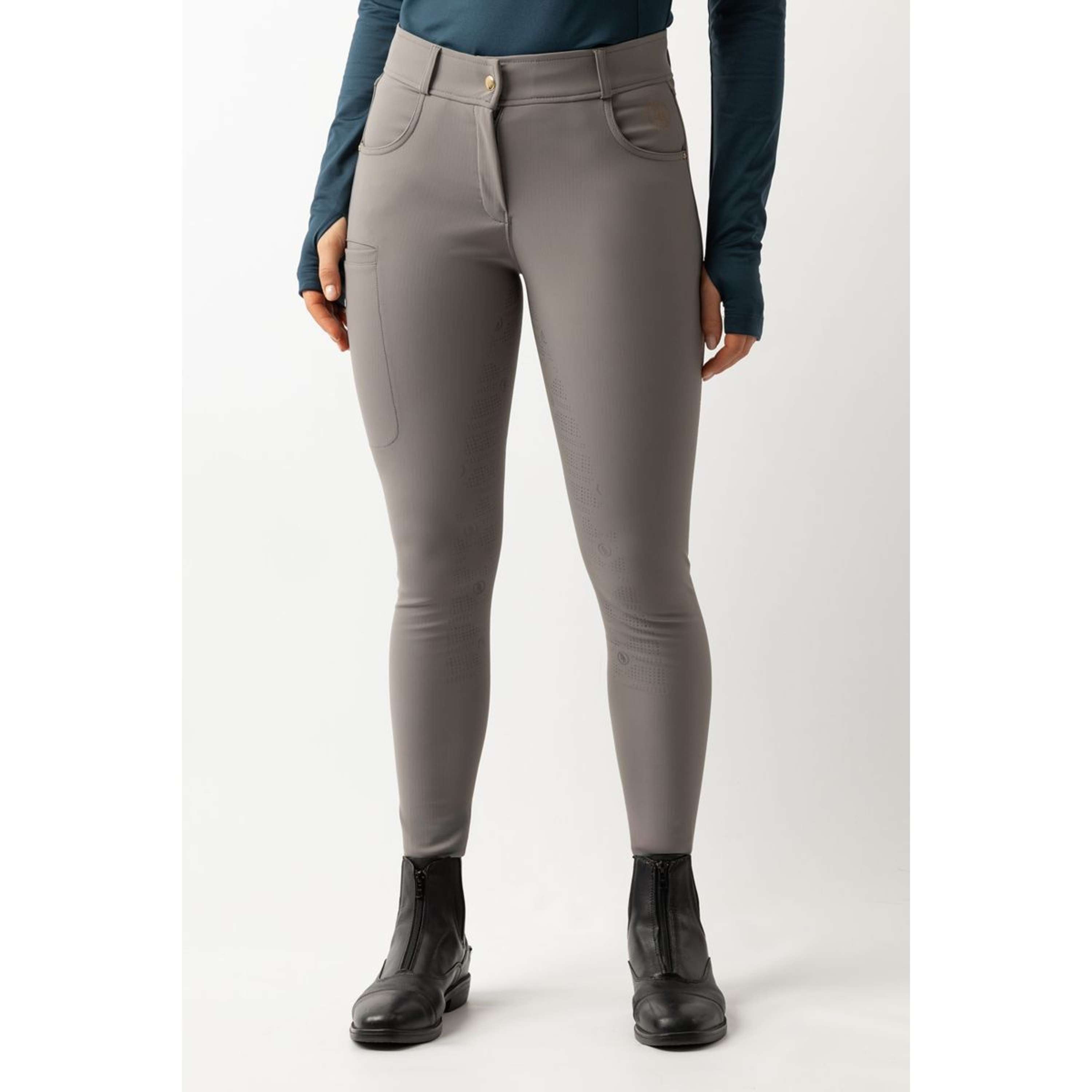 BR Legging de Equitación Lendsey Full Grip Mujeres Pyrite