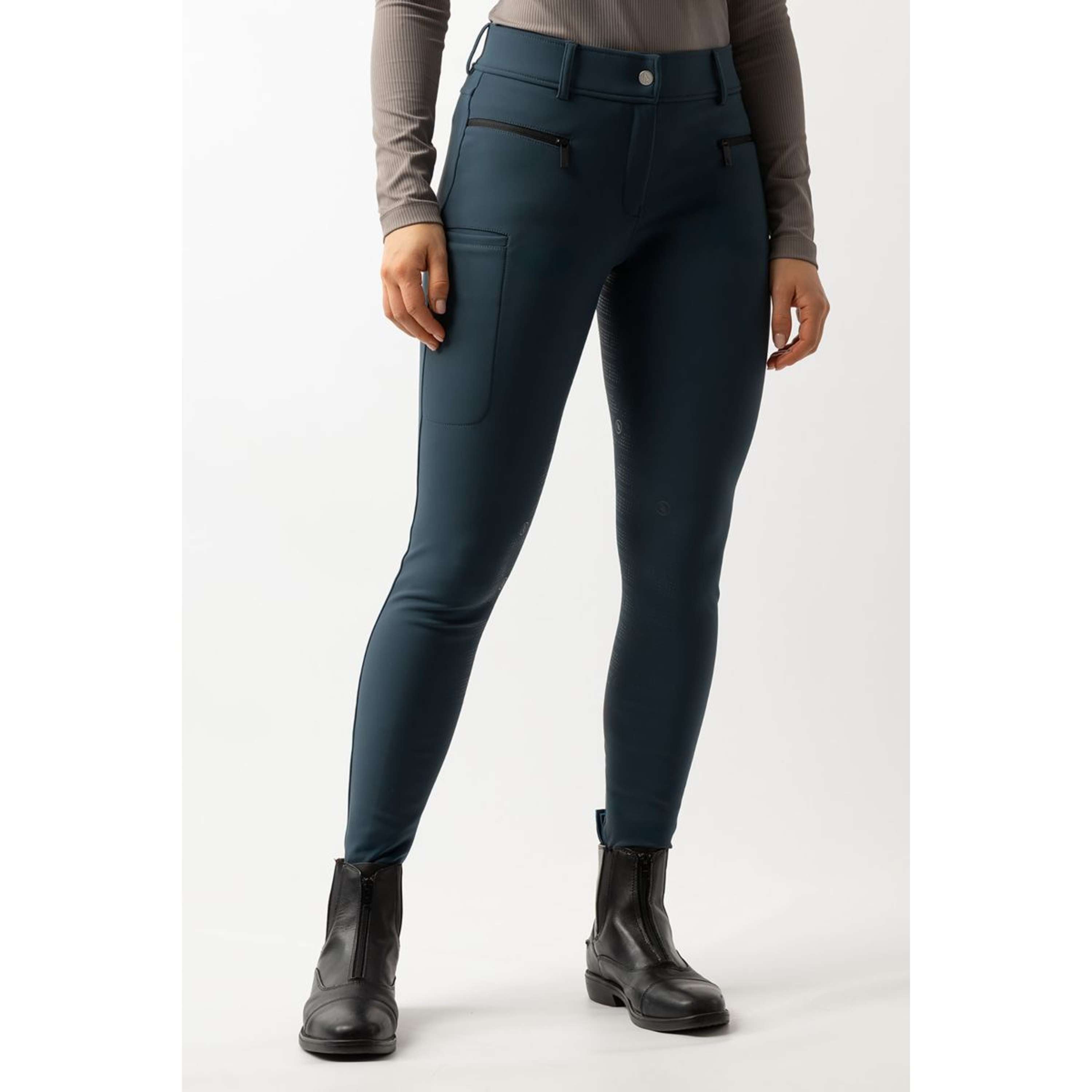 BR Legging de Equitación Liana Full Grip Mujeres Stratified Sea
