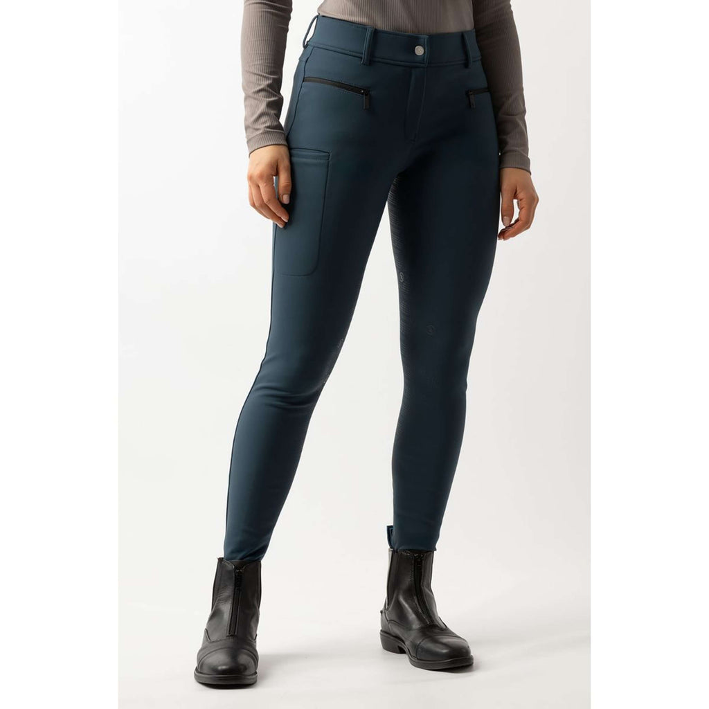 BR Legging de Equitación Liana Full Grip Mujeres Stratified Sea
