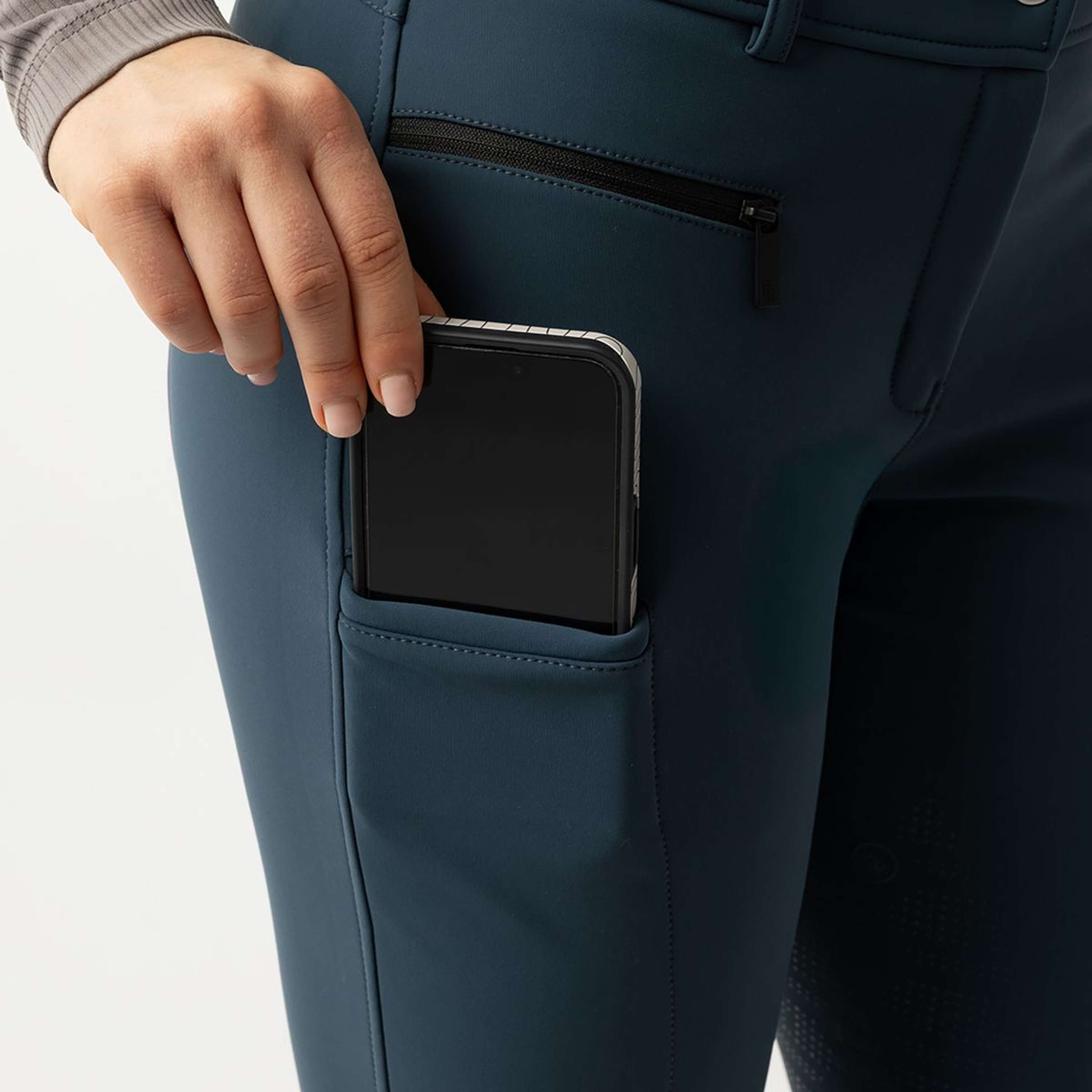 BR Legging de Equitación Liana Full Grip Mujeres Stratified Sea