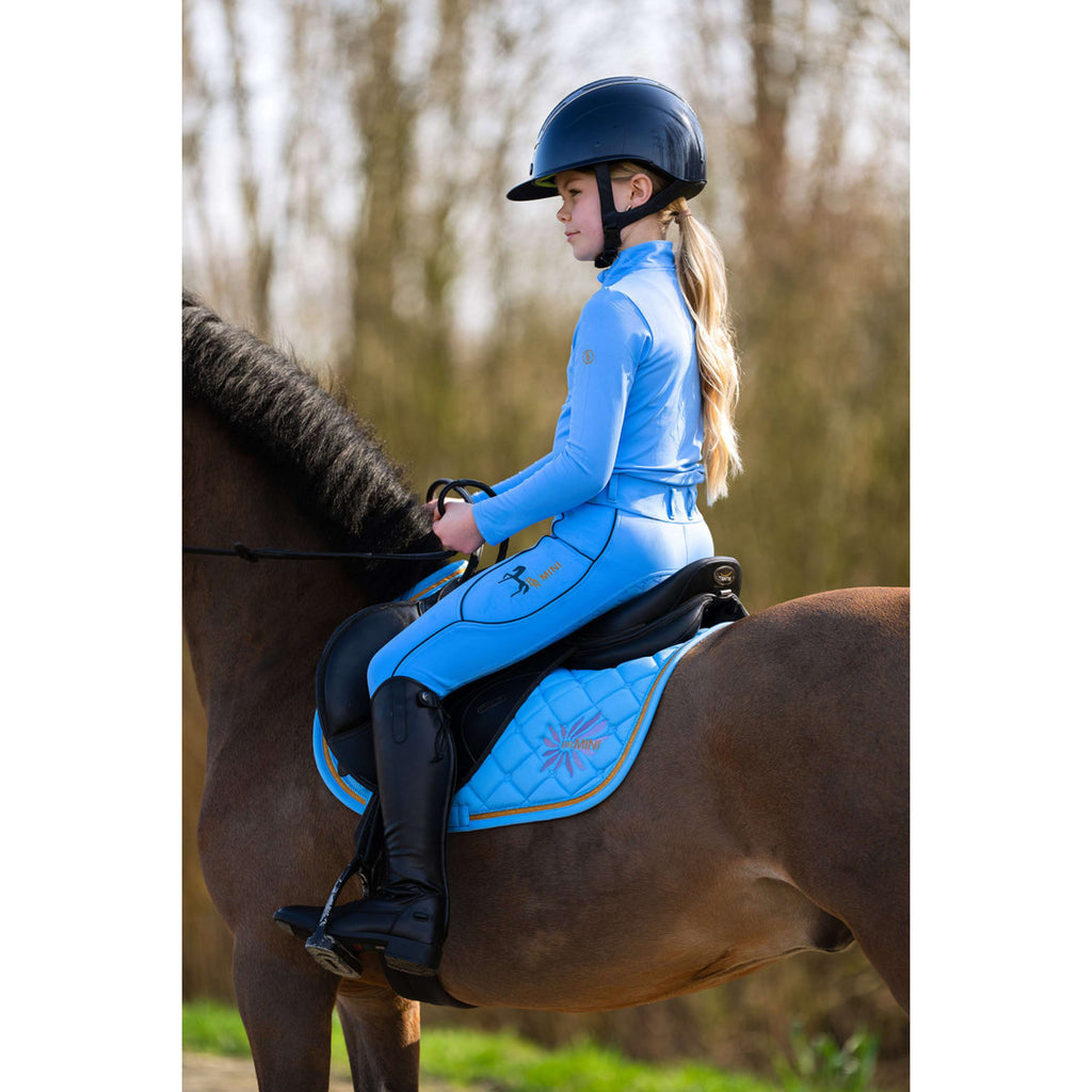 BR Camiseta Zip-up Mini Horse Little Blue