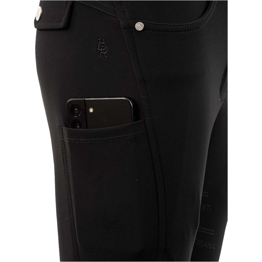BR Pantalón de Equitación Mikai Full Grip Meteorite