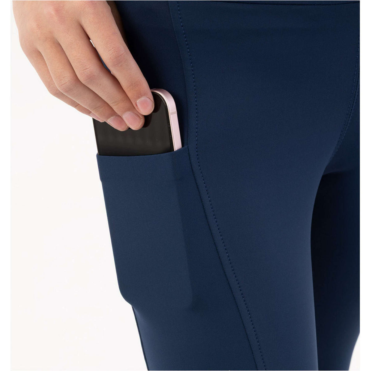 BR Legging de Equitación Eevolv Kika Kids Full Grip Pageant Blue