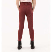 BR Legging de Equitación Eevolv Kika Kids Full Grip New Maroon