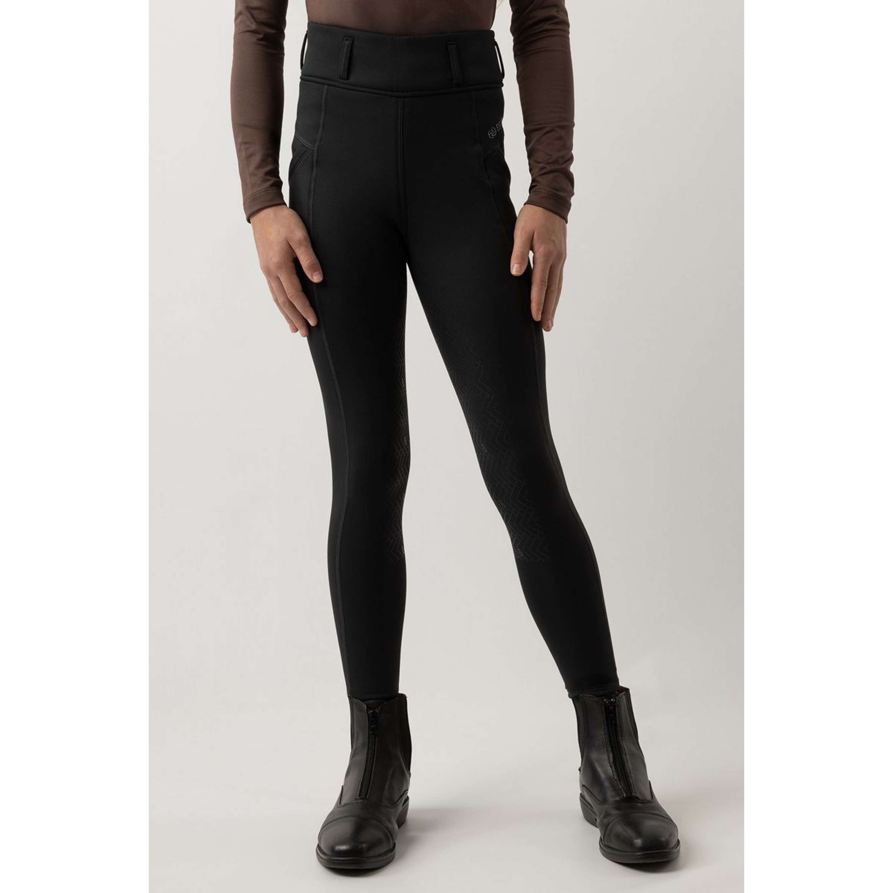 BR Legging de Equitación Eevolv Lenny Full Grip Niños Moonless Night