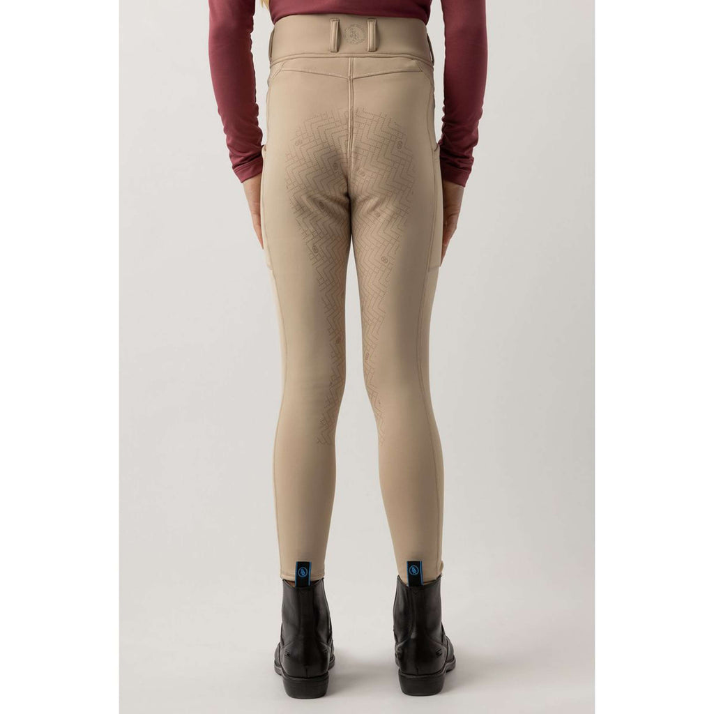 BR Legging de Equitación Eevolv Lenny Full Grip Niños Doeskin