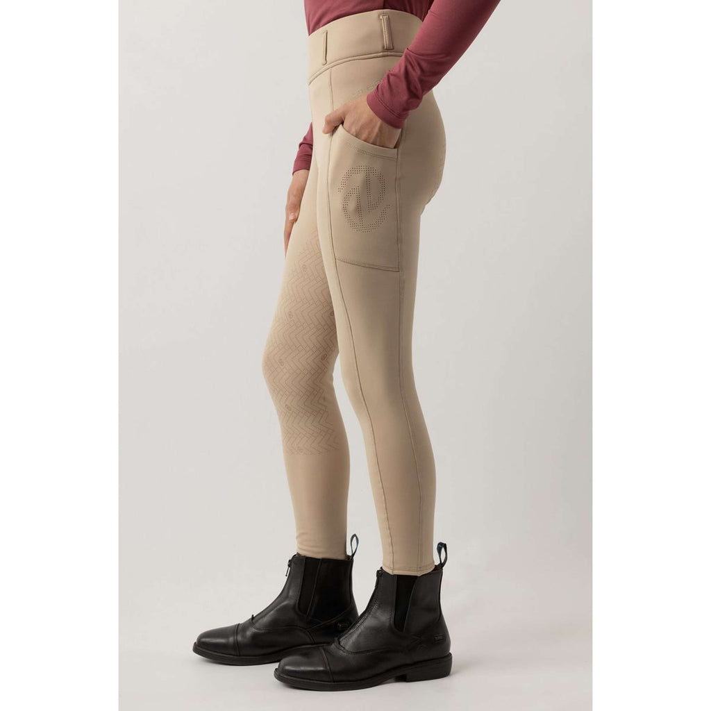 BR Legging de Equitación Eevolv Lenny Full Grip Niños Doeskin