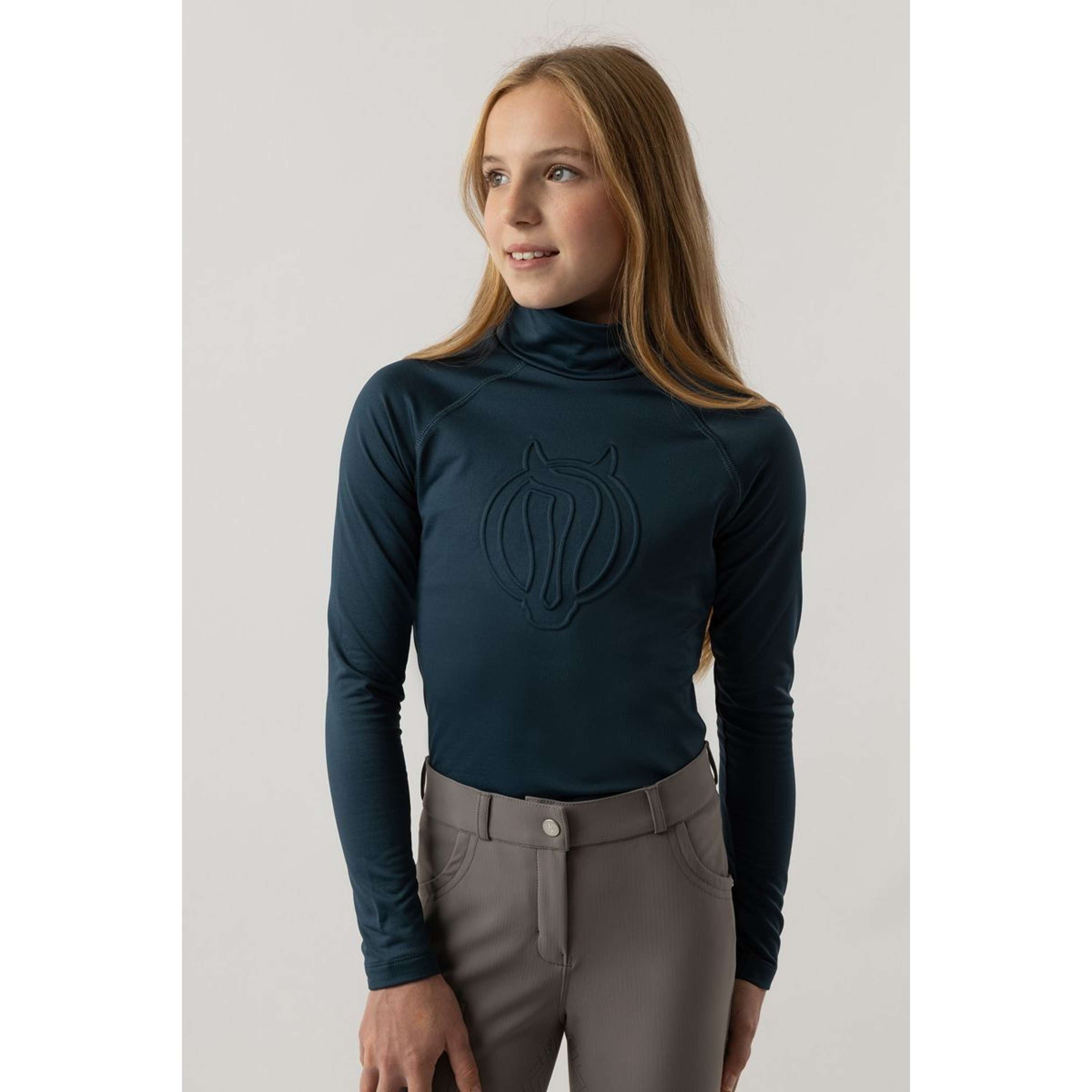 BR Jersey de Cuello Alto Eevolv Linn Niños Stratified Sea