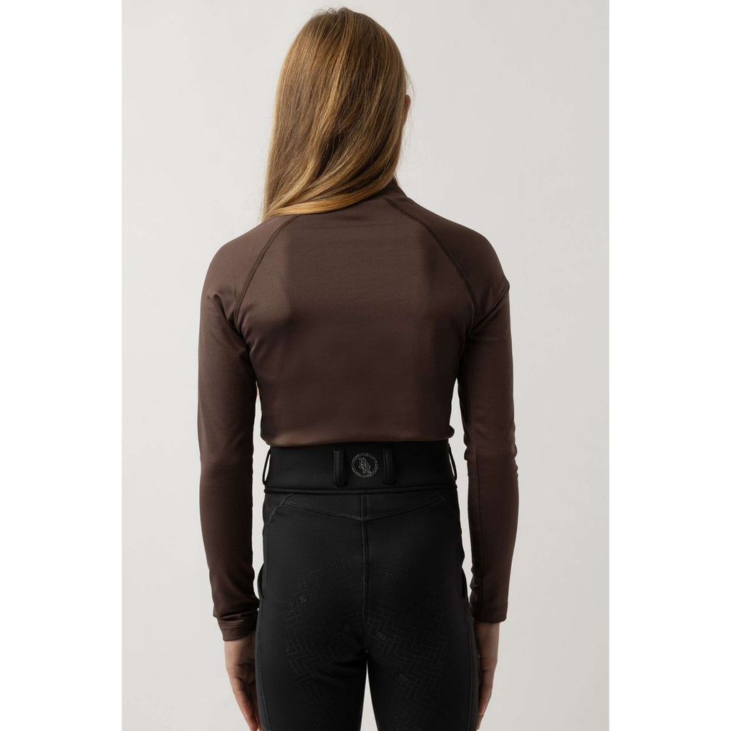 BR Jersey de Cuello Alto Eevolv Linn Niños Choco Martini