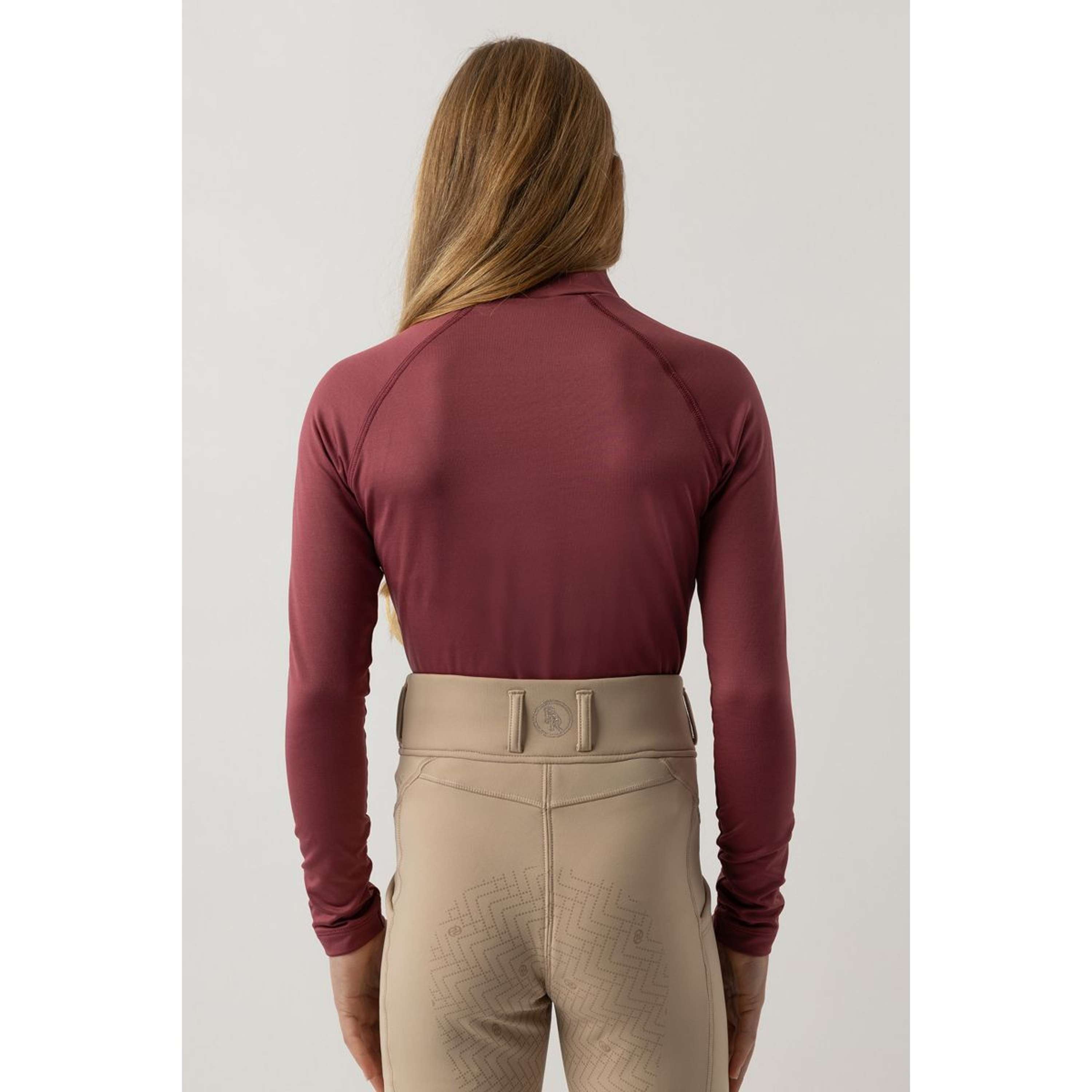 BR Jersey de Cuello Alto Eevolv Linn Niños Maroon