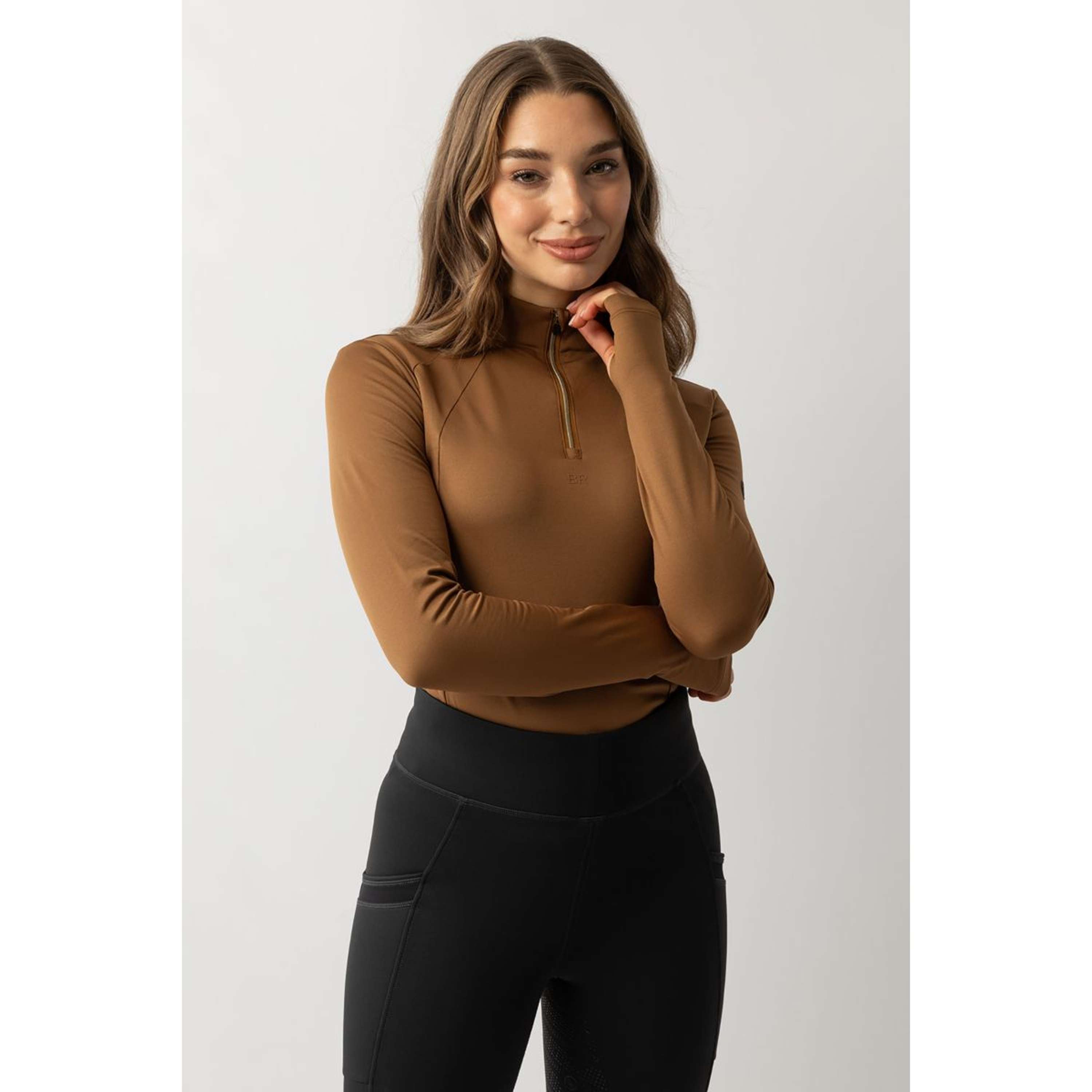 BR Camiseta Lieke Mujer Cognac Ochre