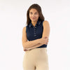 BR Polo Shirt Kiki Sin Mangas Pageant Blue