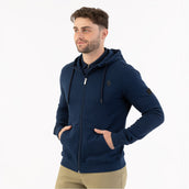 BR Sudadera con capucha y cremallera Keanu Hombres Pageant Blue