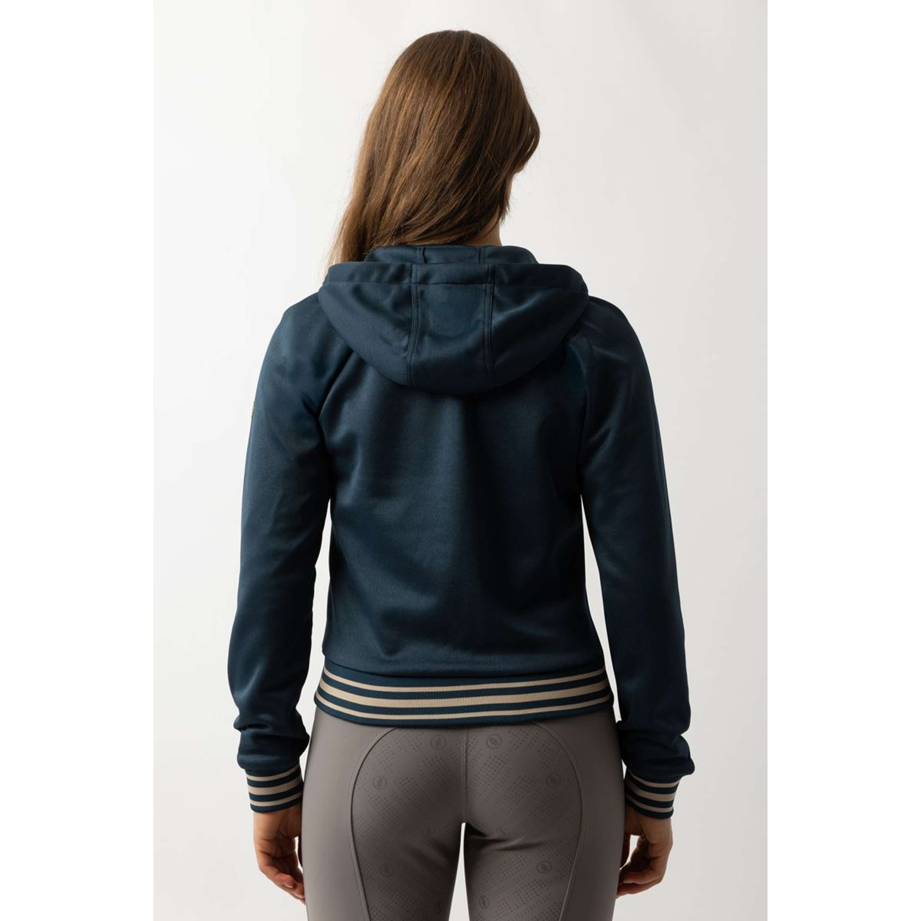 BR Sudadera con capucha y cremallera Laura Mujer Stratified Sea